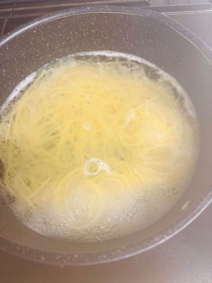 牛タンねぎ塩パスタ
