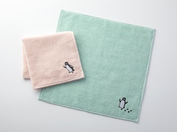 Suicaのペンギン刺繍タオルハンカチ