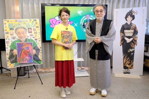 稲川淳二の稲川芸術祭とスポンジがコラボ。パラアーティストと絵画セッションを実施