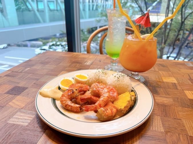 Eggs ’n Things キャナルシティ博多店 ガーリックシュリンプ