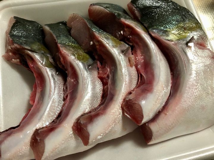 ぶりかまの塩焼き