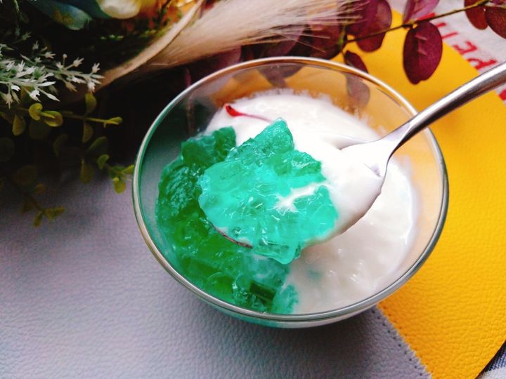 まだまだ蒸しあっつい！かき氷シロップで作る青空ゼリーパフェ