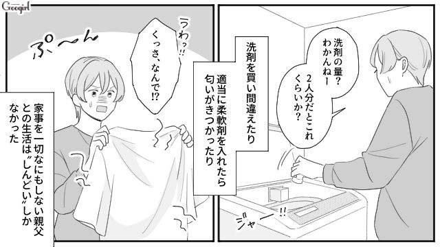 妻と母が家出したので、父親は家事を俺に丸投げ…父息子だけの生活が“しんどい”しかなかった話