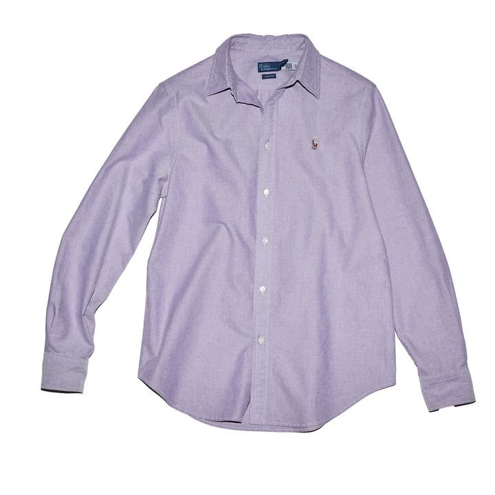 薄紫のラルフシャツ