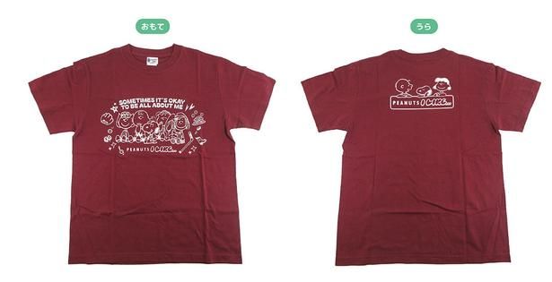 「Tシャツ(バーガンディ)」(3300円)