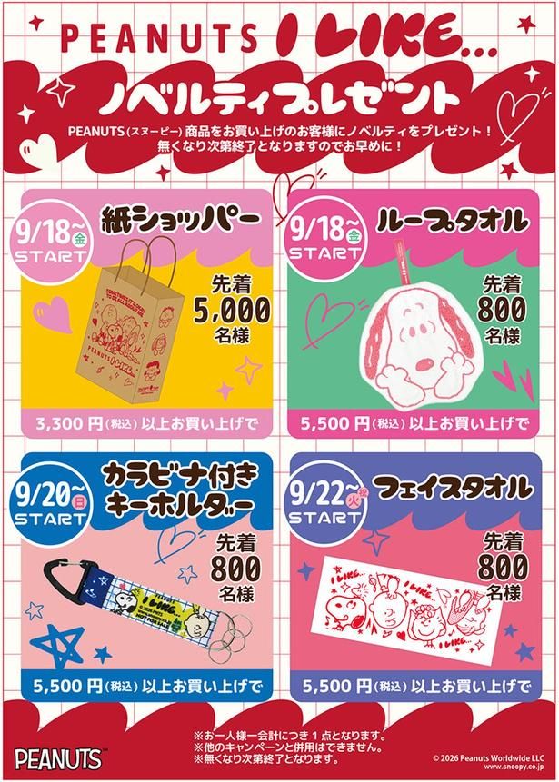 ノベルティをチェック
