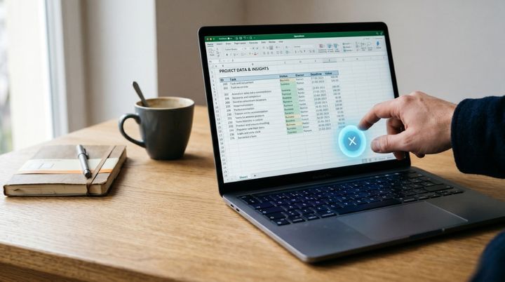 Office作業領域を邪魔する「丸ボタン」をサクッと消す神機能