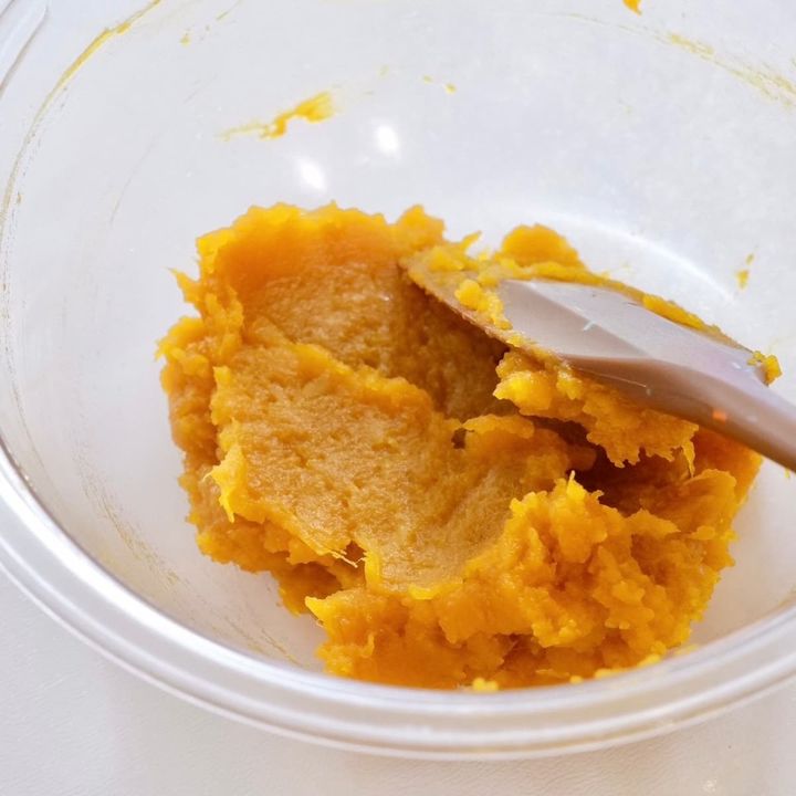 かぼちゃあんのお豆腐だんご