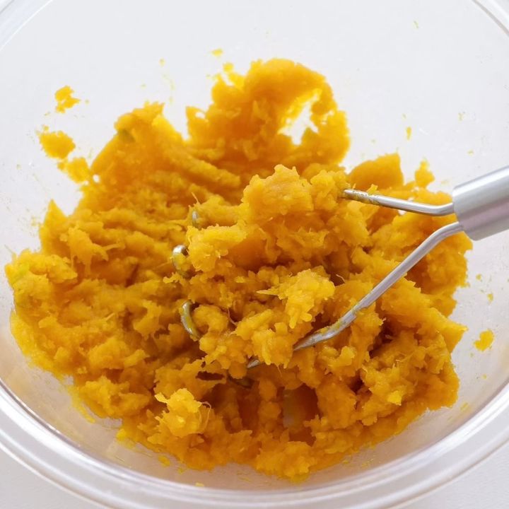 かぼちゃあんのお豆腐だんご