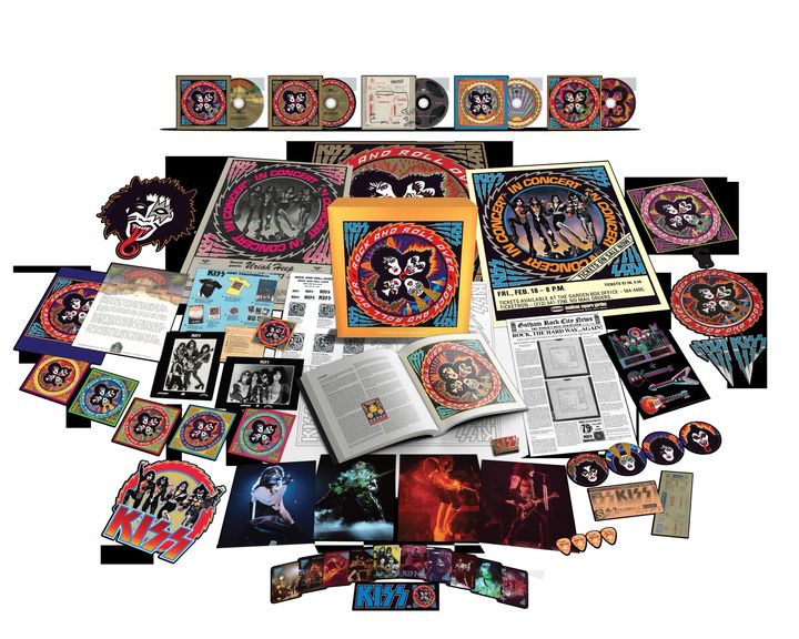 KISS『地獄のロック・ファイアー』50周年記念スーパー・デラックス・エディションの展開図