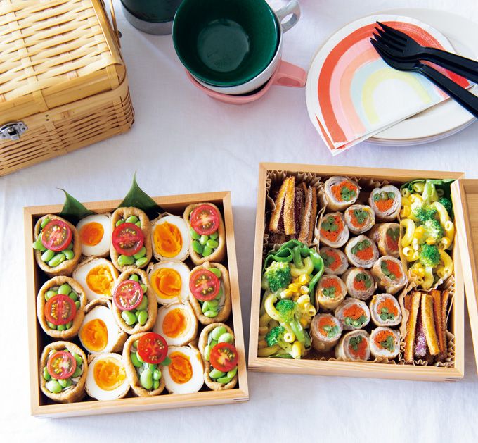 【運動会や遠足におすすめ！】前日30分、当日1時間でカラフル「いなりそうめん弁当」が完成！の画像1