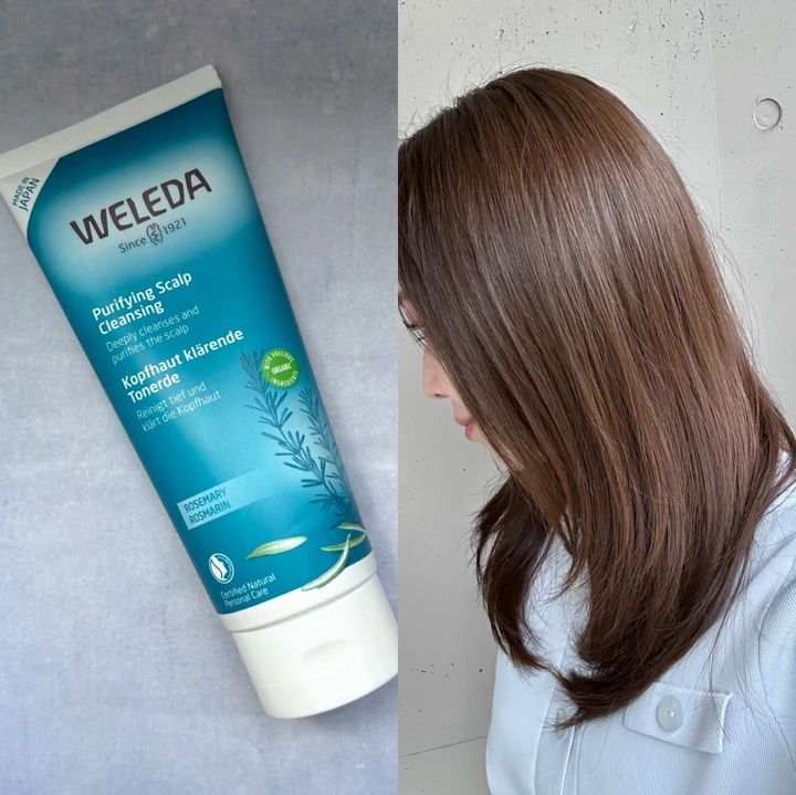 WELEDA（ヴェレダ）ローズマリー スカルプクレンジングと使用後の髪の仕上がり