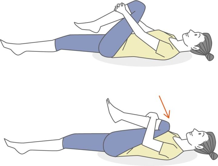 ストレッチをする