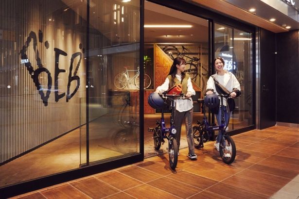 E-bikeで出発