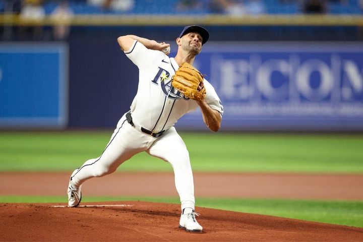 レイズのニック・マルティネス（C）Getty Images