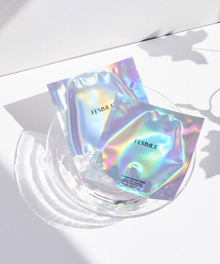 マスクは透明感・キメタイプのRRとPFハリ・ツヤタイプのPFなどFEMMUE ドリームグロウ マスクは全４種 32mL×6枚入 4840円（全て、アリエルトレーディング）