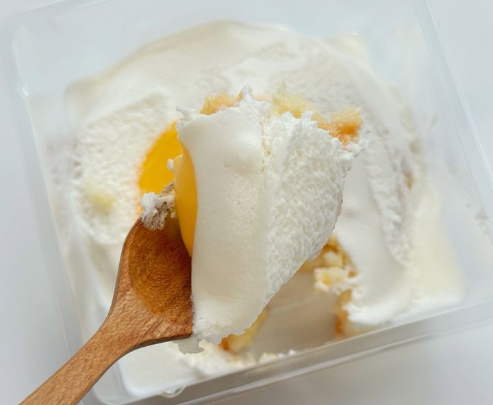 ミルキーな甘みと軽やかな食感で重さは一切なし！