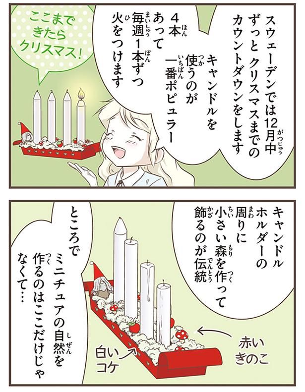 キャンドルを使うのが一番ポピュラー （C）オーサ・イェークストロム／KADOKAWA