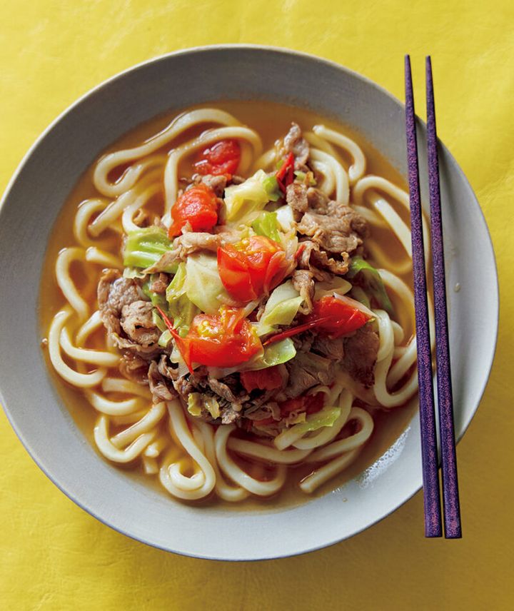 ラグマン風牛肉うどん