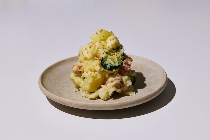 和がらしにんにくポテサラ
