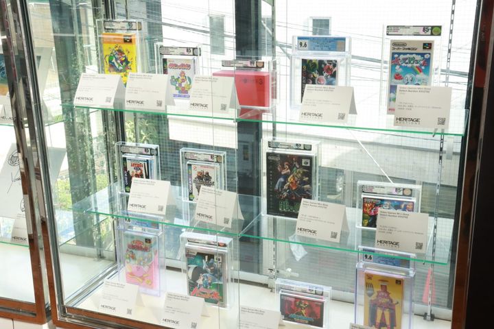 展示されたクラシック・ビデオゲーム
