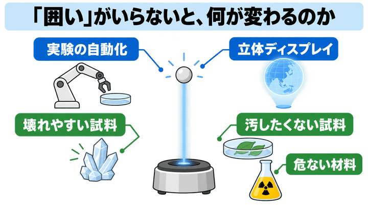 「囲い」がいらないと、何が変わるのか