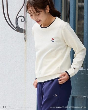 ハローキティ×ELLE SPORTのコラボアパレル登場！シンプルで着回しやすい4アイテム