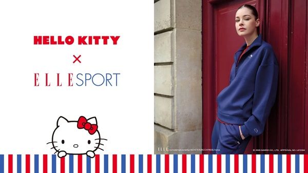 ハローキティ×ELLE SPORTのコラボアパレル登場！シンプルで着回しやすい4アイテム