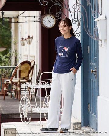 ハローキティ×ELLE SPORTのコラボアパレル登場！シンプルで着回しやすい4アイテム
