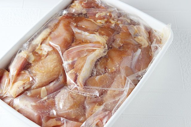 下味調理した肉