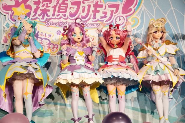 『映画名探偵プリキュア！不思議な庭と2⼈の秘密』公開記念舞台挨拶の様子