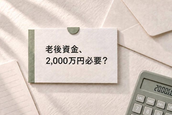 「老後資金2,000万円」は本当に必要？最新データから考える“自分に必要な額”
