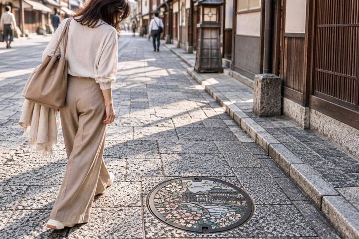 【思考をキレイにする旅の仕方（540）】旅先の散歩でマンホールに目を向けたことはありますか？