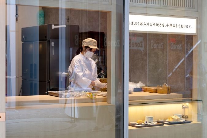 キャナルシティ博多イーストビル 伊都きんぐどら焼きカフェ キッチン