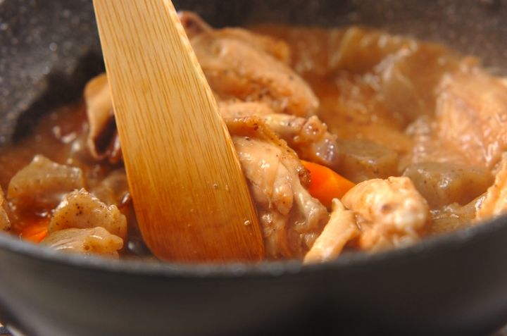 鶏手羽の煮物の作り方2