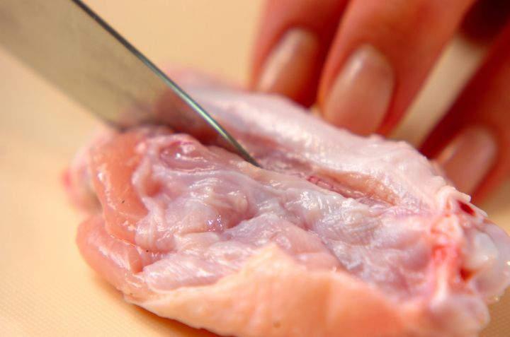 鶏手羽の煮物の下準備1