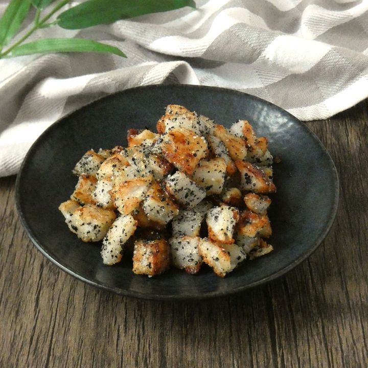 無限に食べられる！「レンコンのにんにくごま塩和え」