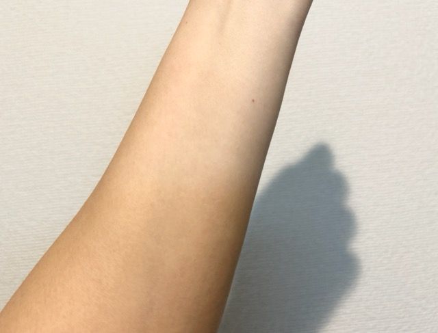 クレンジング後の肌