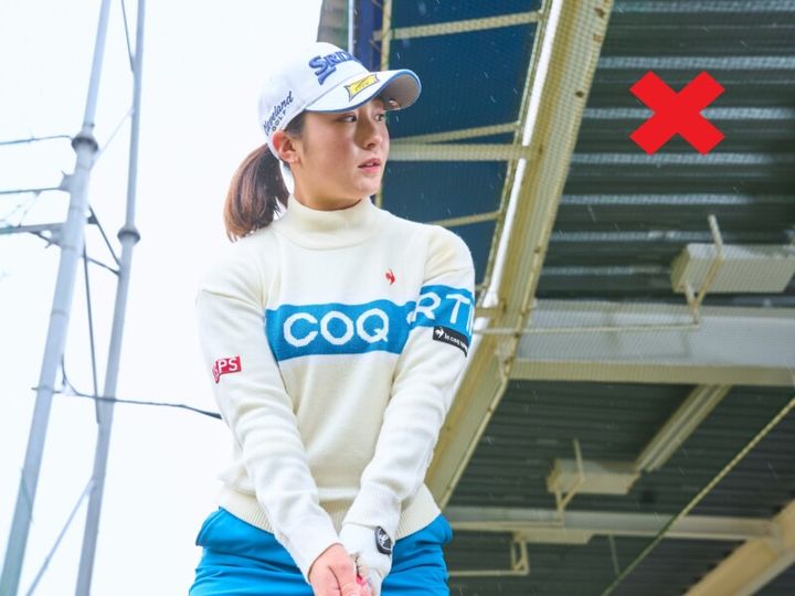 アイアンの方向性を簡単に上げるコツ！「目線が重要」と女子プロ