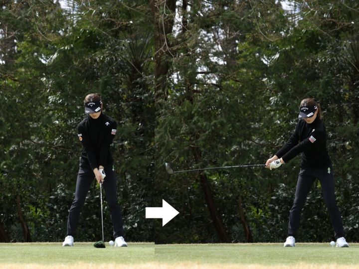 女子プロ3人の飛ばしメカニズムを解説！クラブをうまく「走らせて飛ばす」