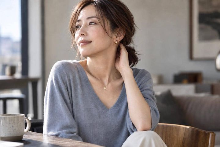 その老け見え、顔のせいじゃないかも。大人が見直したい首元の“見た目バランス”