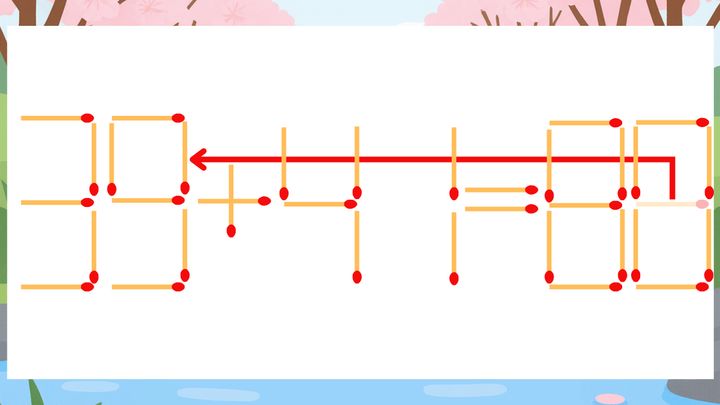 【マッチ棒クイズ】1本だけ動かして正しい式に：35+41=88？の解答画像