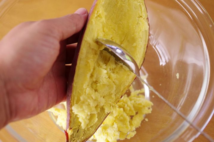 「まるごとさつまいもの簡単スイートポテト」レシピ03
