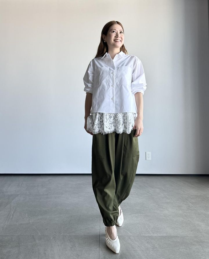 画像1: 【プラステ】パラシュートイージーパンツ（XSサイズ着用）¥12,000 www.plst.com