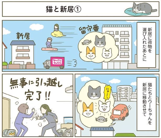 無事に引越し完了！ （C）卵山玉子／KADOKAWA