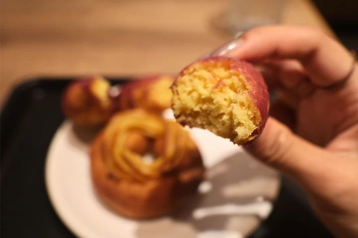 石焼き芋風のさつまいもド