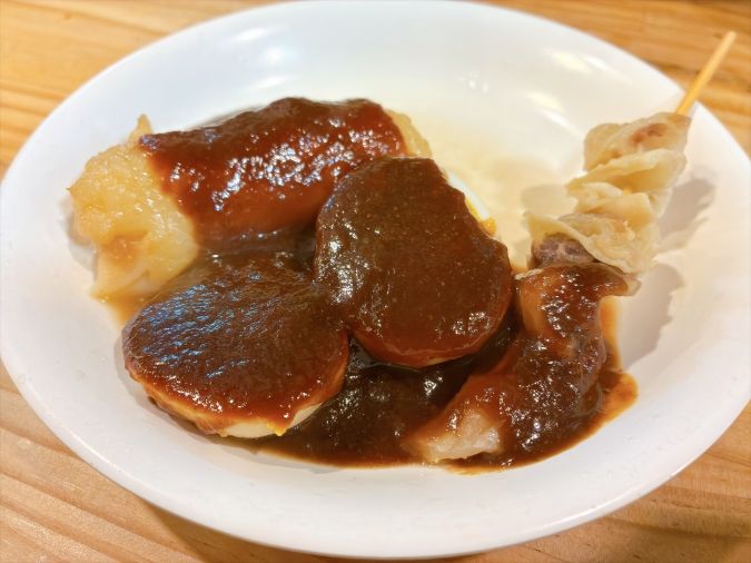 三徳らーめん 味噌だれおでん