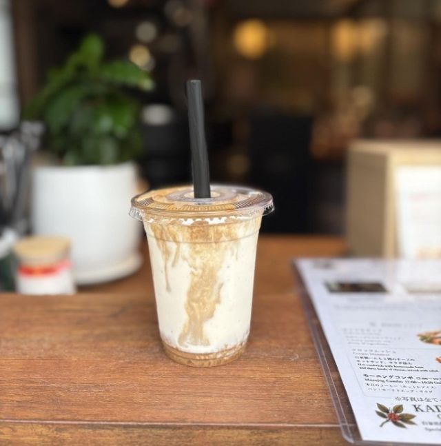 バナナコーヒーシェイク
