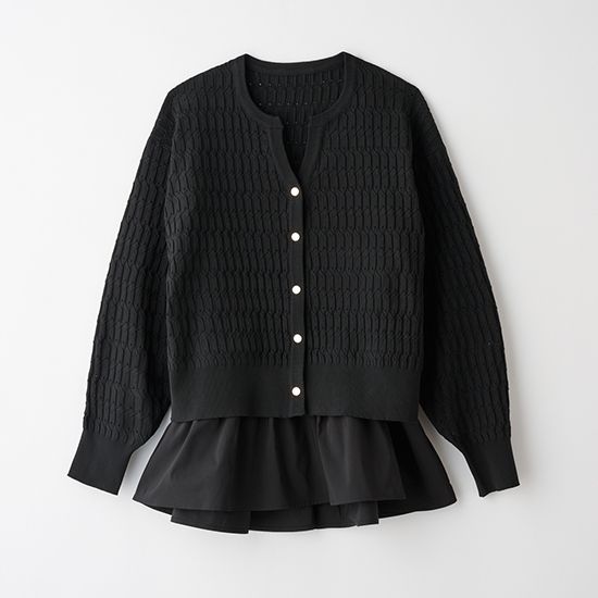 [Emma Taylor]キーネックカーディガン×キャミソールセット