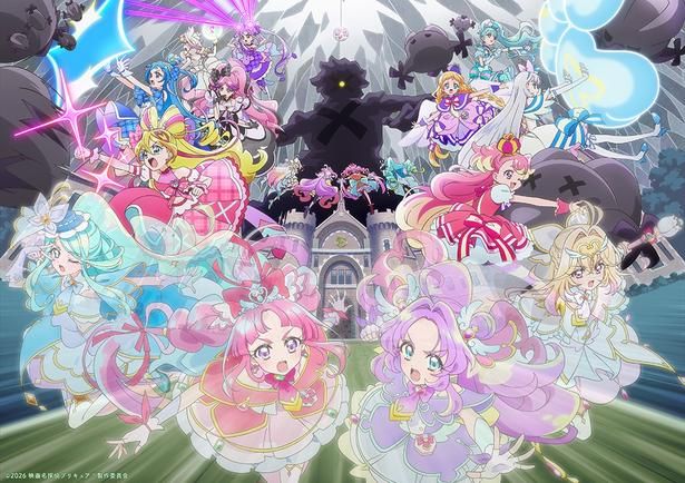 名探偵プリキュアがわんだふるぷりきゅあやアイドルプリキュアと共闘！ [c]2026 映画名探偵プリキュア！製作委員会